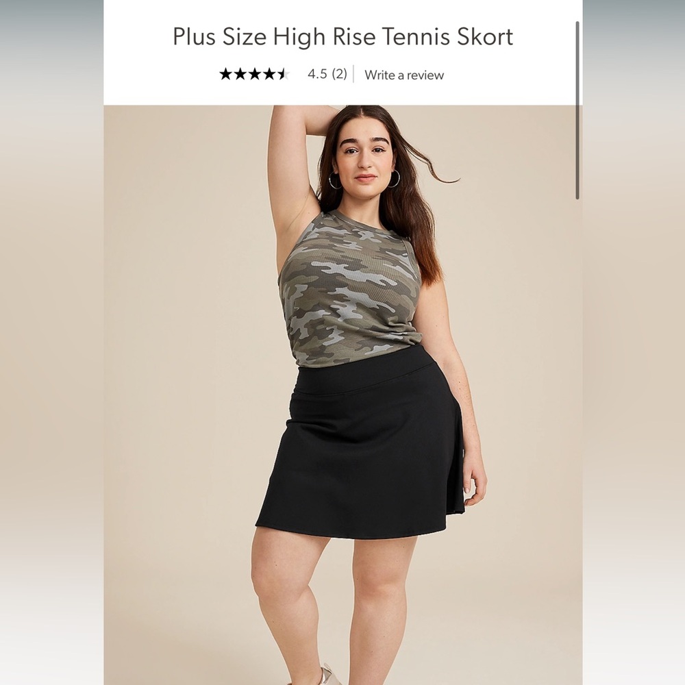 Maurice’s High Rise Tennis Skort NWT 3X